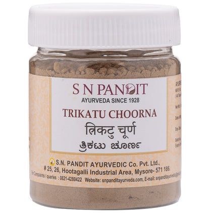 S N Pandit Ayurveda Trikatu Choorna - Classic Derma