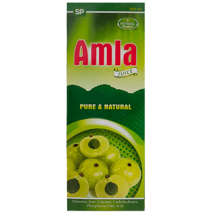 S.P Pharmaceuticals Combo Pack of Shankhpushpi Syrup (200ml) & Amla Juice (500ml)