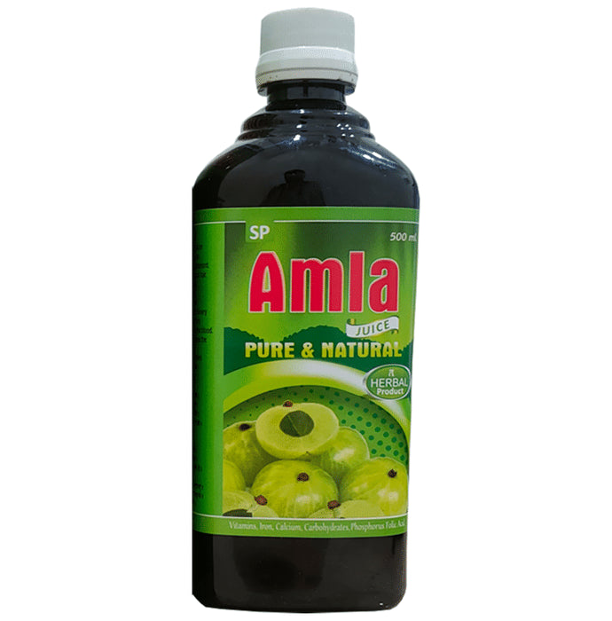 S.P Pharmaceuticals Combo Pack of Shankhpushpi Syrup (200ml) & Amla Juice (500ml)