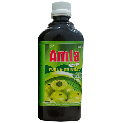 S.P Pharmaceuticals Combo Pack of Shankhpushpi Syrup (200ml) & Amla Juice (500ml)