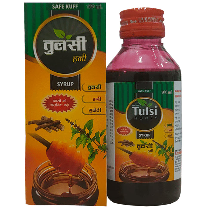 S.P Pharmaceuticals Tulsi Honey Syrup (100ml Each) - Classic Derma
