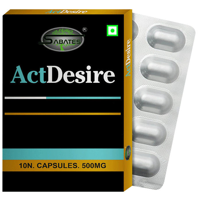 Sabates Actdesire for Male Performance Capsule - Classic Derma