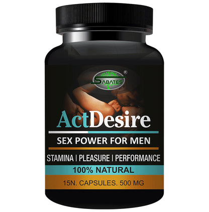 Sabates Actdesire for Male Performance Capsule - Classic Derma