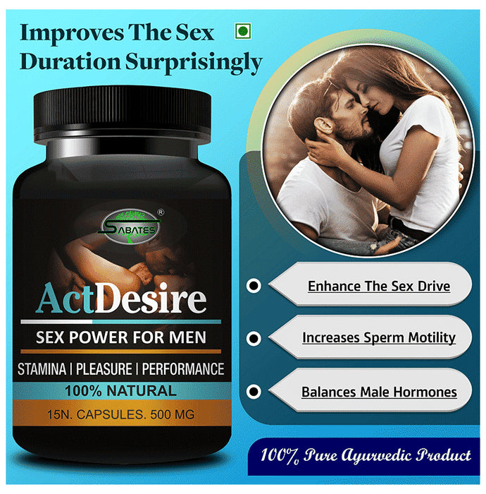 Sabates Actdesire for Male Performance Capsule