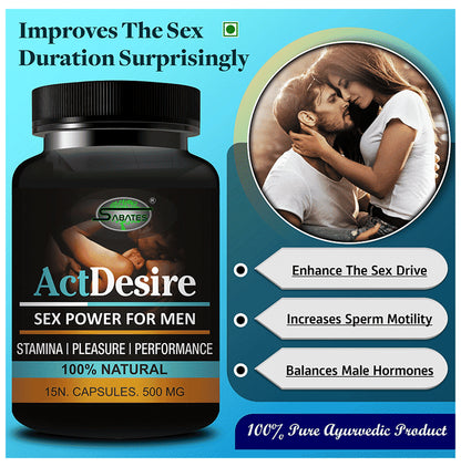Sabates Actdesire for Male Performance Capsule