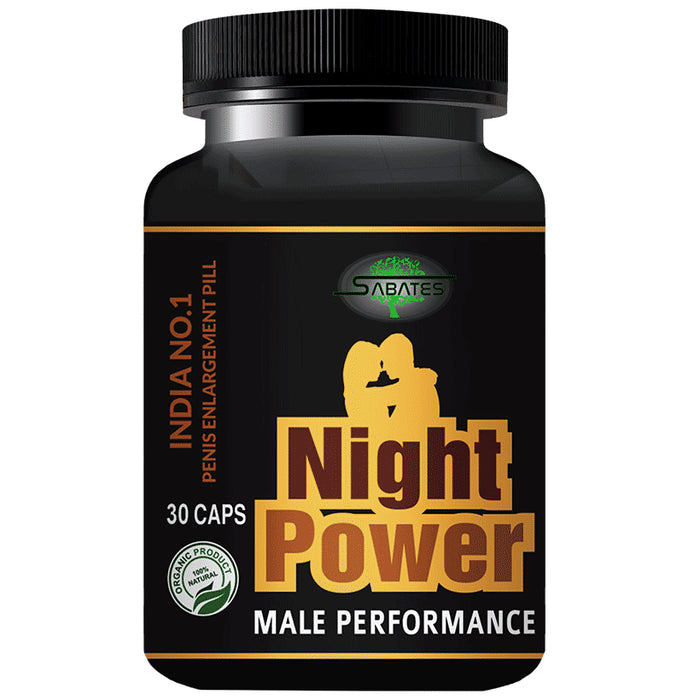 Sabates Night Power Male Performance Capsule - Classic Derma