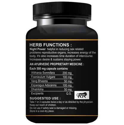 Sabates Night Power Male Performance Capsule