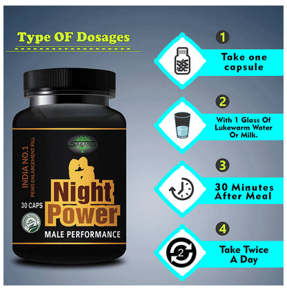 Sabates Night Power Male Performance Capsule