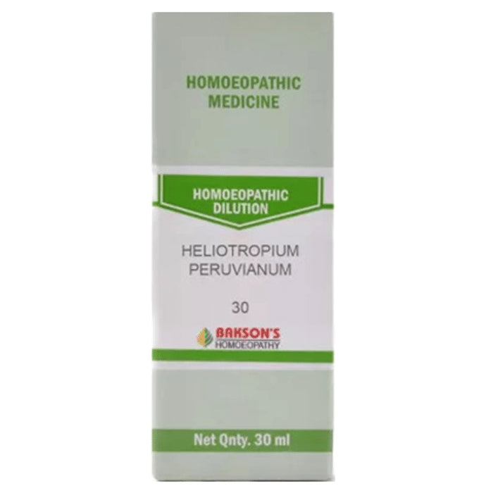 Bakson's Homeopathy Heliotropium Peruvianum Dilution 30 - Classic Derma