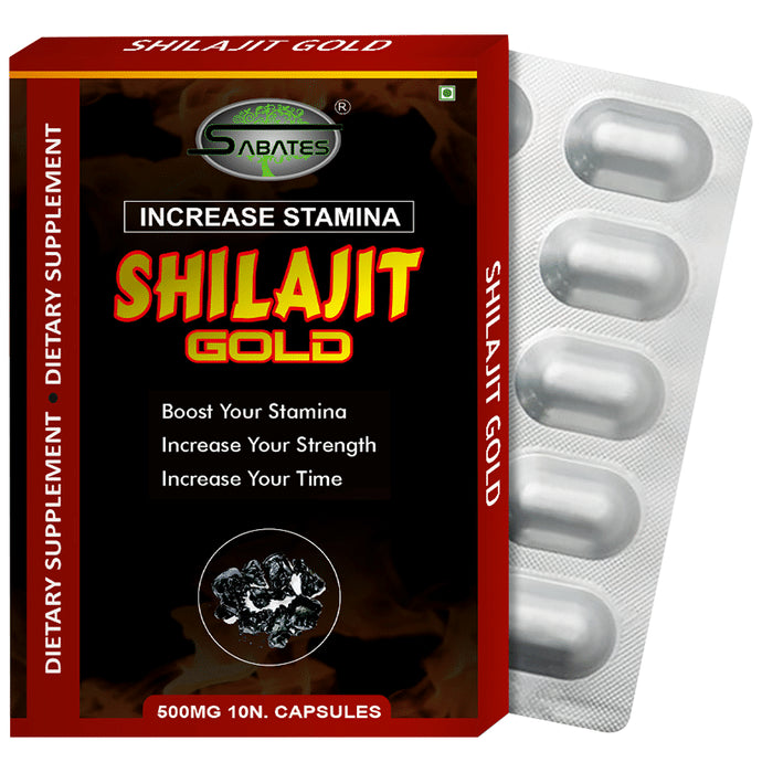 Sabates Shilajit Gold Increase Stamina Capsule - Classic Derma