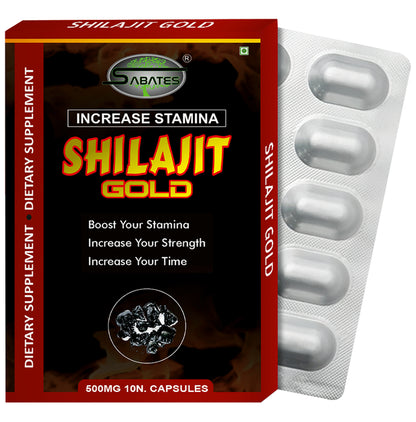 Sabates Shilajit Gold Increase Stamina Capsule - Classic Derma