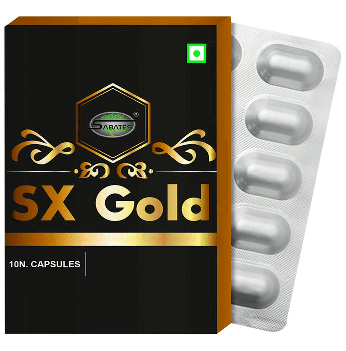 Sabates SX Gold Male Enhancement Formula Capsule - Classic Derma