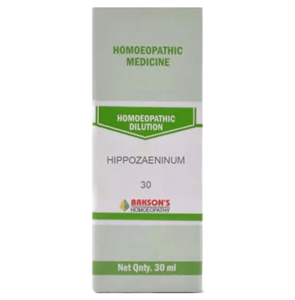 Bakson's Homeopathy Hippozaeninum Dilution 30 - Classic Derma
