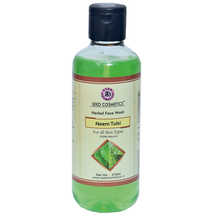 Seed Cosmetics Neem Tulsi Herbal Face Wash - Classic Derma