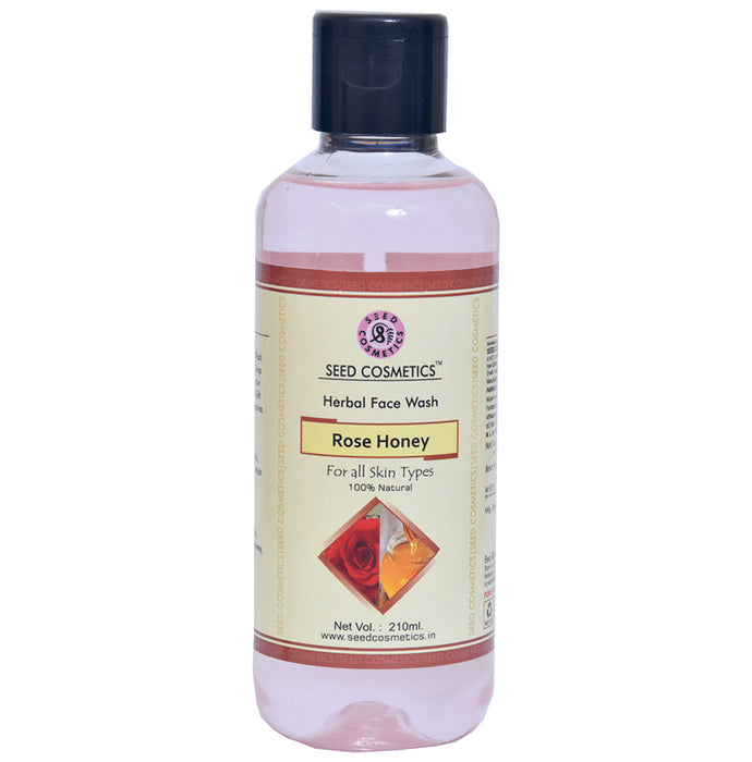 Seed Cosmetics Rose Honey Herbal Face Wash - Classic Derma