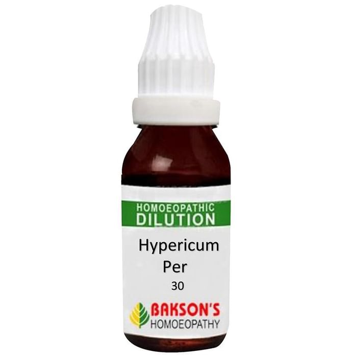 Bakson's Homeopathy Hypericum Per Dilution 30 CH - Classic Derma