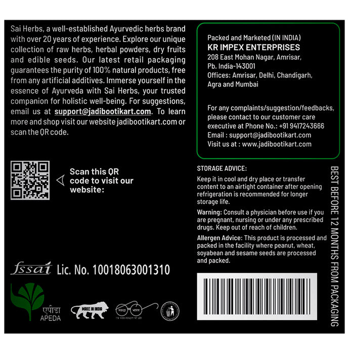 Sai Herbs Asrol Roots Powder