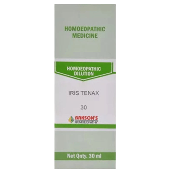 Bakson's Homeopathy Iris Tenax Dilution 30 - Classic Derma