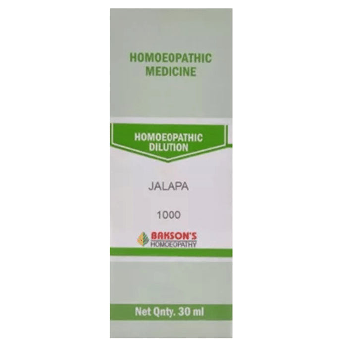 Bakson's Homeopathy Jalapa Dilution 1000 CH - Classic Derma