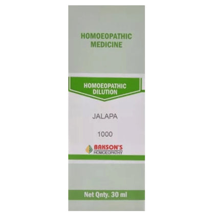 Bakson's Homeopathy Jalapa Dilution 1000 CH - Classic Derma