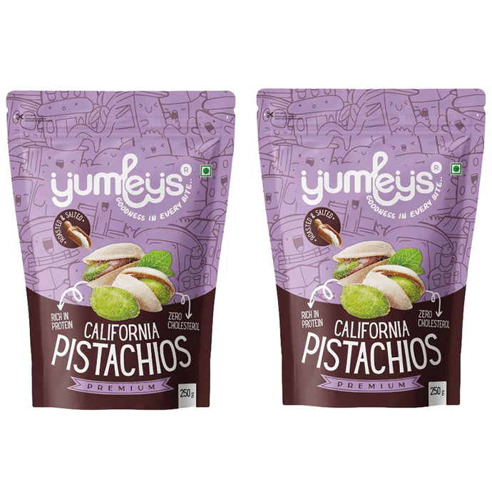 Yumleys California Pistachios (250gm Each) - Classic Derma
