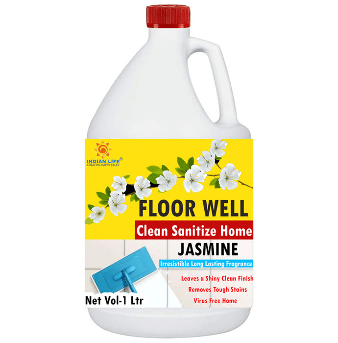 Indian Life Floor Well Surface Cleaner Jasmine - Classic Derma