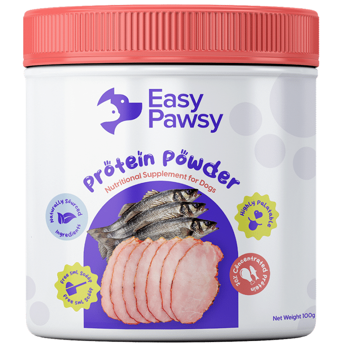 Easy Pawsy Protein Powder Nutritional Supplement for Dogs - Classic Derma