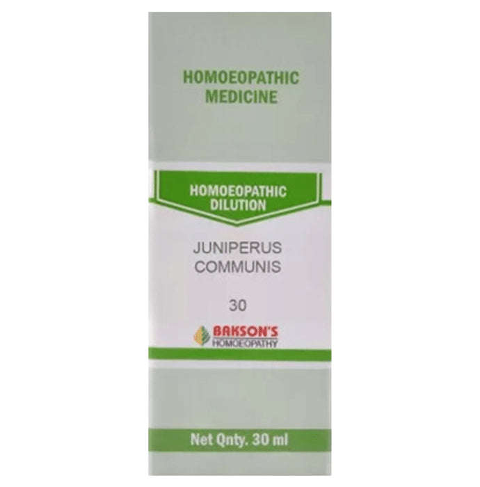 Bakson's Homeopathy Juniperus Communis Dilution 30 - Classic Derma