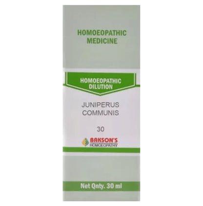 Bakson's Homeopathy Juniperus Communis Dilution 30 - Classic Derma