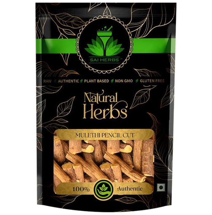 Sai Herbs Mulethi Pencil Cut Pack - Classic Derma