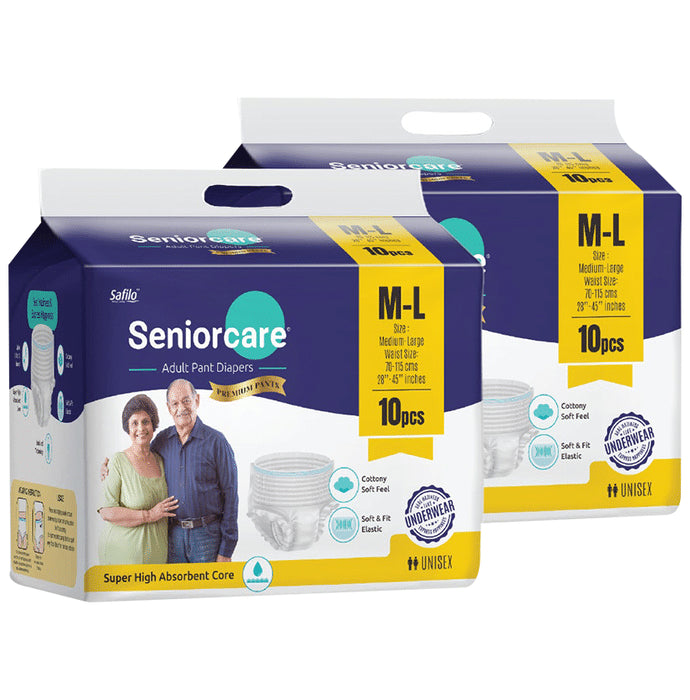 Seniocare Adult Pant Diaper(10 Each) M-L - Classic Derma
