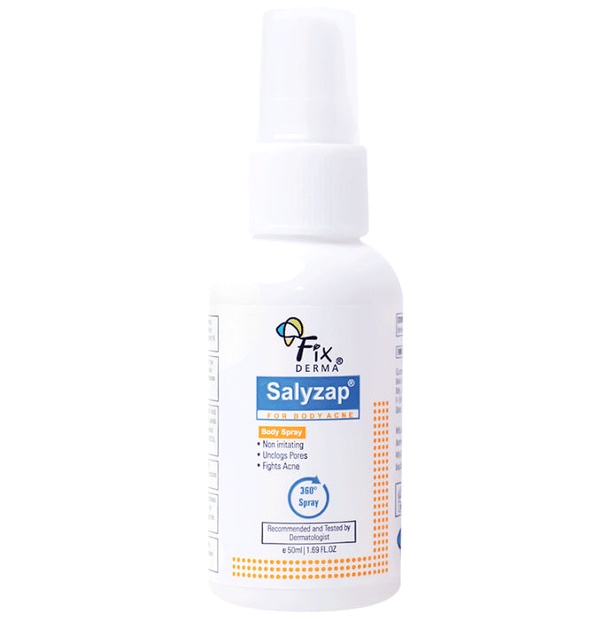 Salyzap Body Spray for Body Acne | Unclogs Pores & Fights Acne