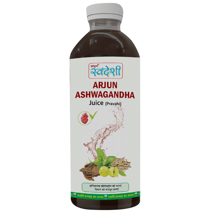 Sampuran Swadeshi Arjun Ashwagandha Juice - Classic Derma