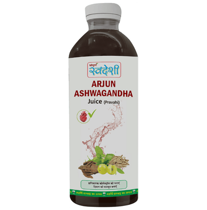 Sampuran Swadeshi Arjun Ashwagandha Juice - Classic Derma