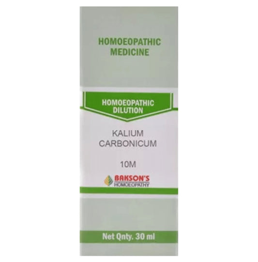 Bakson's Homeopathy Kalium Carbonicum Dilution 10M - Classic Derma