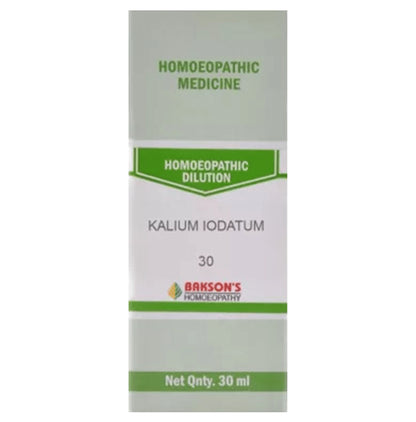 Bakson's Homeopathy Kalium Iodatum Dilution 30 - Classic Derma