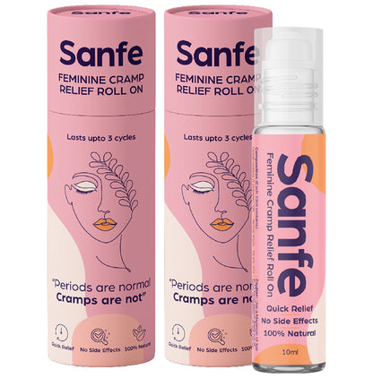 Sanfe Feminine Cramp Relief Roll On (10ml Each) - Classic Derma