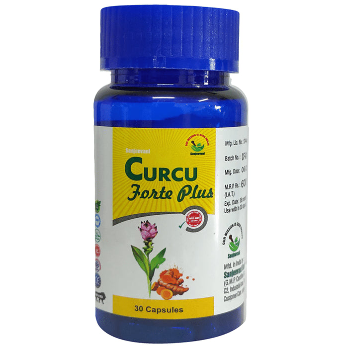 Sanjeevani Curcu Forte Plus Capsule - Classic Derma