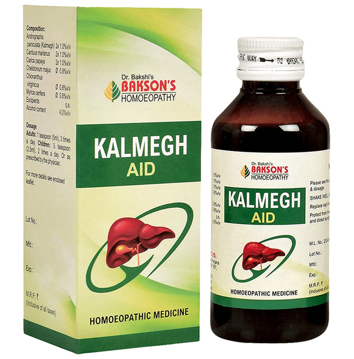 Bakson's Homeopathy Kalmegh Aid Syrup - Classic Derma