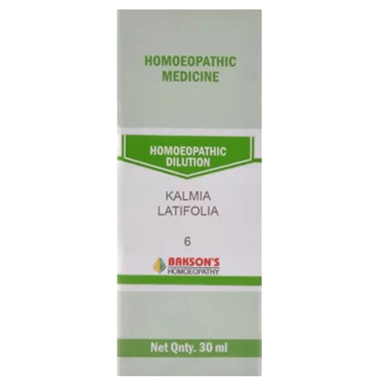 Bakson's Homeopathy Kalmia Latifolia Dilution 6 CH - Classic Derma