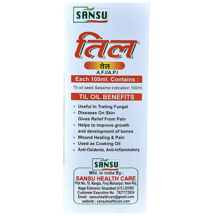 Sansu Till Oil (100ml Each)