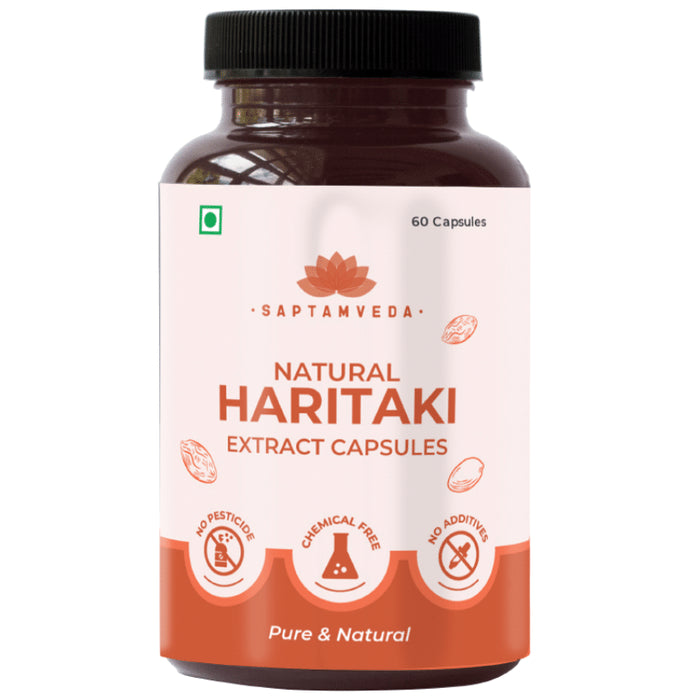 Saptamveda Natural Haritaki Extract Capsule - Classic Derma