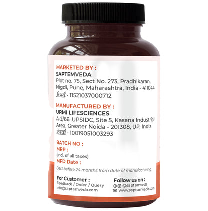 Saptamveda Natural Haritaki Extract Capsule