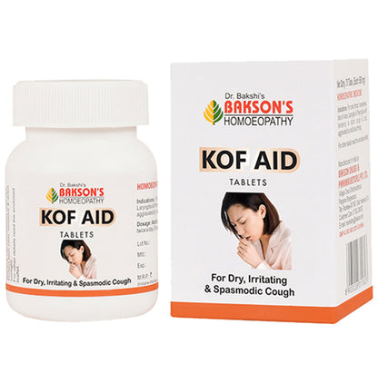 Bakson's Homeopathy Kof Aid Tablet - Classic Derma