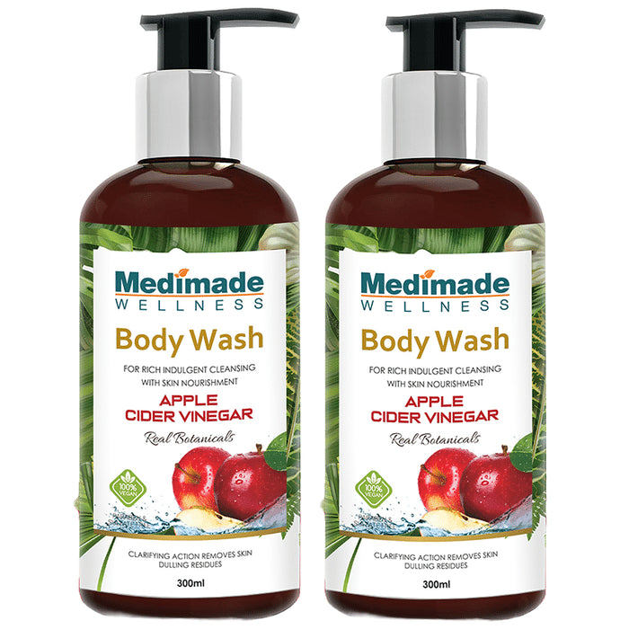 Medimade Wellness Apple Cider Vinegar Body Wash (300ml Each) - Classic Derma