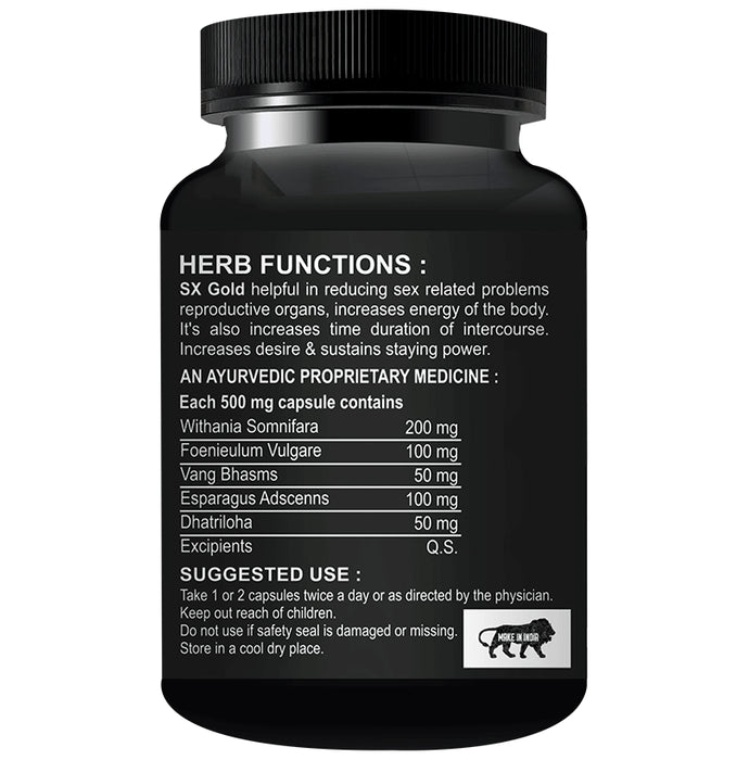 Sabates SX Gold Male Enhancement Formula Capsule