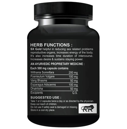 Sabates SX Gold Male Enhancement Formula Capsule