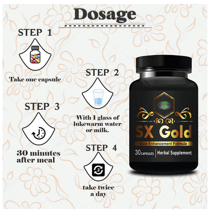 Sabates SX Gold Male Enhancement Formula Capsule
