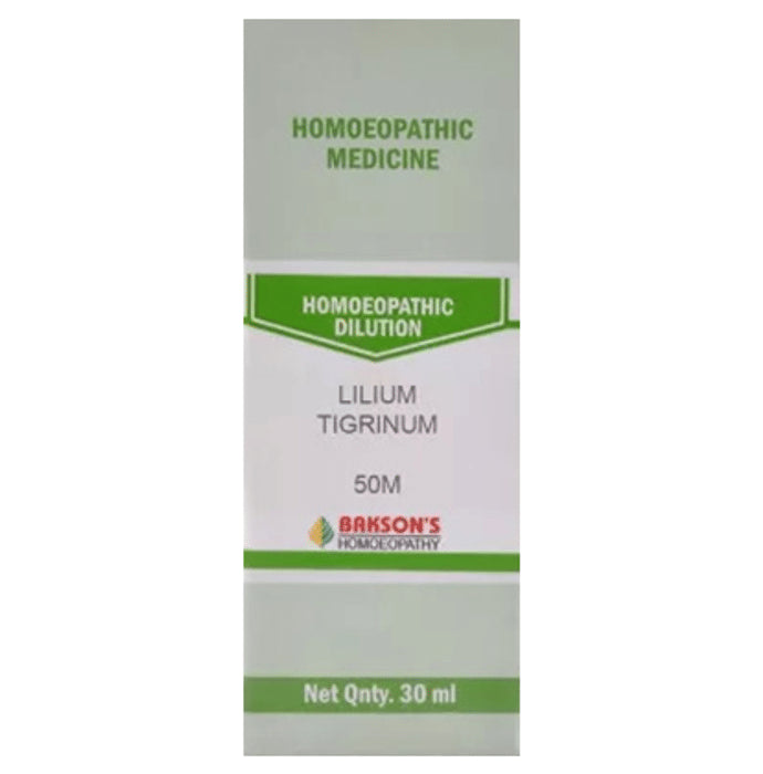 Bakson's Homeopathy Lilium Tigrinum Dilution 50M - Classic Derma