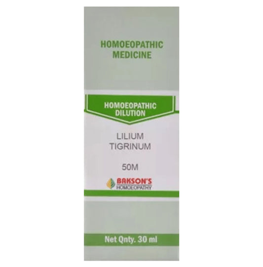Bakson's Homeopathy Lilium Tigrinum Dilution 50M - Classic Derma